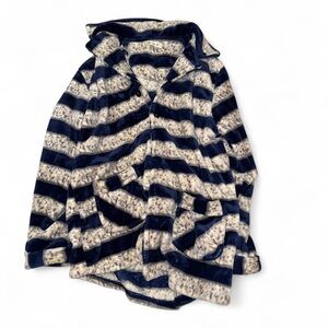 Navy and White Striped Set